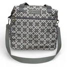 Sarah Wells Lizzy Breast Pump Bag Gray Deco Lattice Laptop Tote Pristine. Fixed Price $35.24.
