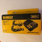New Dewalt 20V Max Xr (2) 5.0AH Battery & Charger Starter Kit DCB205-2C. Fixed Price $110.00.