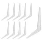 Uxcell Floating Shelf Bracket 8X6IN Iron White 10 Pack. Fixed Price $14.30.