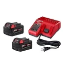 Milwaukee 48-59-1852B M18 V Li-ion XC5.0 Starter Kit Black. Fixed Price $129.99.