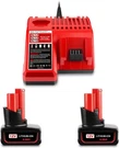 Pack 6.5AH For Milwaukee 12V M12 Battery And Charger Combo 48-11-2450. Fixed Price $59.25.
