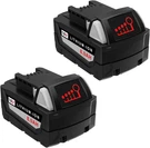 8.0AH M18 Battery 18V Lithium Ion For 48-11-1850 48-11-1865 48-11-1852 2PACK. Fixed Price $72.92.
