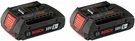 Bosch BAT612 2PK 18V Lithium-ion Ah Standard Power Batteries, 2-PACK New. Fixed Price $47.00.