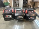 Lot 3 Milwaukee 18V Lithium Ion 9 Ah And Batteries High Output Genuine. Fixed Price $159.99.