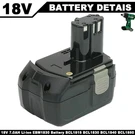18V 7.0AH For Hitachi EBM1830 Lithium-ion Battery BCL1815 WH18DL Drill Driver Us. Fixed Price $33.98.