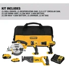 Dewalt DCK445D1M1 20V Max Cordless Tool Combo Battery Kit - New With Bag. Fixed Price $329.98.