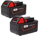 Pcs 18V 6AH Battery For Milwaukee M18 2646-22CT 2705-22 2646-20 2607-22CT. Fixed Price $72.85.