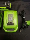 3X Greenworks Batteries 29472 40V 4.0AH & Charger Read Working. Fixed Price $90.00.