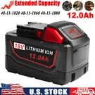 12.0AH Battery For Milwaukee 48-11-1880 M18 18V Lithium-ion High Output Tool. Fixed Price $44.99.