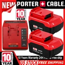 2PACK Volt 8.0AH Battery For Porter Cable PC18BLX Charger. Fixed Price $71.00.