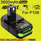 P102 Replacement For Ryobi P190 18V Compact Lithium Battery P107 P108 One Plus. Fixed Price $15.98.