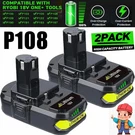 Pack 2.0AH For Ryobi P190 Battery 18V One+ Lithium Ion Compact PBP006. Fixed Price $29.00.