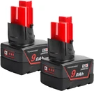 Tenmoer Pack 12V 9.0AH Battery Compatible With Milwaukee 48-11-246. Fixed Price $59.35.