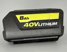Ryobi High Capacity Battery 40-VOLT Lithium-ion Ah OP40804VNM. Fixed Price $119.99.