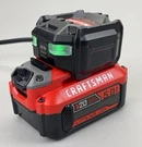 Craftsman V20 Lithium Ion 5.0 Ah Battery & 20V Charger - CMCB205 CMCB101. Fixed Price $66.49.