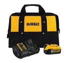 New Dewalt DCB205CK 20V Max Ah Lithium Ion Battery And Charger Kit With Bag. Fixed Price $89.99.