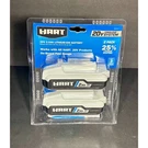 New Hart HPB22 20V 2.0AH Lithium-ion Battery 2-PACK Cordless Tool. Fixed Price $78.99.