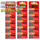 15X Bull's Eye Lithium Coin Cell Button Battery Exp 2031. Fixed Price $5.99.
