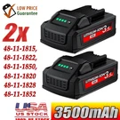 2PCS 18V For Milwaukee M18 Lithium 48-11-1850 48-11-1860 48-11-1822. Fixed Price $28.88.
