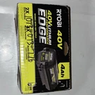 Ryobi 40V Lithium-ion Edge 4AH Battery OP40406TA Black Power Tool. Fixed Price $125.00.