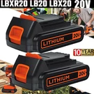2.0AH 3.8AH Lithium-ion Battery For Black & Decker Volt LBX20 LBXR20 LB20. Fixed Price $29.99.