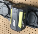 40-VOLT Battery Holder Organizer For Ryobi Link Garage Tool Storage System. Fixed Price $14.85.