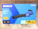 New Kobalt 40V 40-VOLT Max 600-CFM 130-MPH Blower Klb 2040B Tool Only. Fixed Price $99.95.