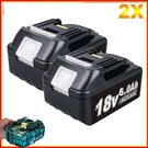 2PK 6.0AH Battery For Makita 18V Lxt Li-ion BL1860 BL1850 BL1830 Cordless Tool. Fixed Price $33.26.