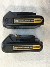 New Dewalt 20V Max Batteries 1.5AH Lithium Li-ion Genuine DCB201-2. Fixed Price $45.89.