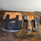 Ridgid Tools R150FSE 18-GAUGE 1-1/2 In. Finish Stapler Psi Min 70 Max W/case. Fixed Price $14.95.