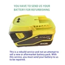 Rebuild Service For Ryobi OP241 OP242 OP243 24V 130189001 Battery. Fixed Price $80.00.