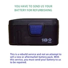 Battery Rebuild For Delta CL180B Volt Batteries. Fixed Price $56.00.
