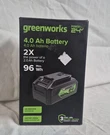 Greenworks 24V 4.0 Ah Lithium-ion Li-ion Battery Black 96 Wh Powerall. Fixed Price $32.50.