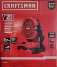 Craftsman V20 Cordless 20V Misting Fan Kit W/ Battery & Charger CMCE003C1. Fixed Price $53.99.