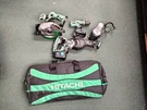 Hitachi 4-TOOL 18-VOLT Lithium Ion Power Kit (2) Batteries Charger. Fixed Price $179.00.