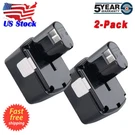2-PACK New For Hitachi EB14B 4.8AH 14.4V EB1414S Ni-mh Battery EB1412S BCL1830. Fixed Price $29.98.