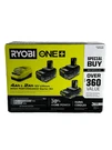 Ryobi One+ PSK108SB 18V Lithium High Performance Starter Kit Batteries & Charger. Fixed Price $142.49.