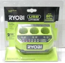 New Ryobi Usb Lithium 3-PORT Charger, FVCH01. Fixed Price $34.99.