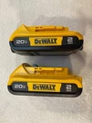 New Dewalt Max Batteries 2.0AH Lithium Li-ion Volt DCB203-2. Fixed Price $58.19.