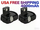 2PCS Battery For Hitachi 18V 4000MAH Li-ion Fit BCL1815 EBM1830 BCL1830 Us. Fixed Price $56.36.