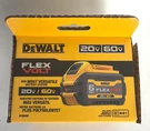 New (DCB606) Dewalt 20V MAX*/60V Flexvolt 6AH Battery. Fixed Price $120.88.