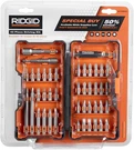 Ridgid 43-PIECE Driving Set With Hard Case AC10D43, Alloy Steel. Fixed Price $53.89.