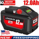 12.0AH For Milwaukee 48-11-1860 M18 Lithium XC12.0 Extended Capacity Battery. Fixed Price $29.92.