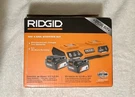Ridgid 18V Dual Port Charger 4.0 Ah Battery Packs AC95240SB *brand New*. Fixed Price $175.00.