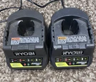 Lot Of 2 Ryobi One+ P118B 18V Lithium-ion Battery Chargers Oem Working. Fixed Price $14.30.