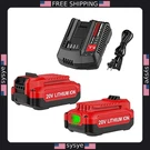 Energup 2-PACK 20V 3.5AH Replacement Craftsman Lithium Battery & Charger Kit. Fixed Price $110.66.