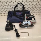 Craftsman Nextec 12 Volt 3-3/8 Cordless Circular Saw With Battery, Charger & Bag. Fixed Price $109.99.