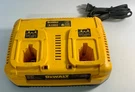 Genuine Dewalt DC9320 Dual Port 1-HR Charger 7.2V, 12V, 14.4V, 18V Volt. Fixed Price $34.99.