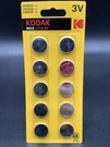 Kodak Max Lithium 3V Battery Variety Pack CR2032 CR2025 CR2016 (10 Batteries). Fixed Price $9.99.