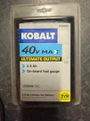 Genuine Kobalt 40V Max Ultimate Output 2.5AH Li-ion Battery Kb 2540C-06. Fixed Price $67.00.